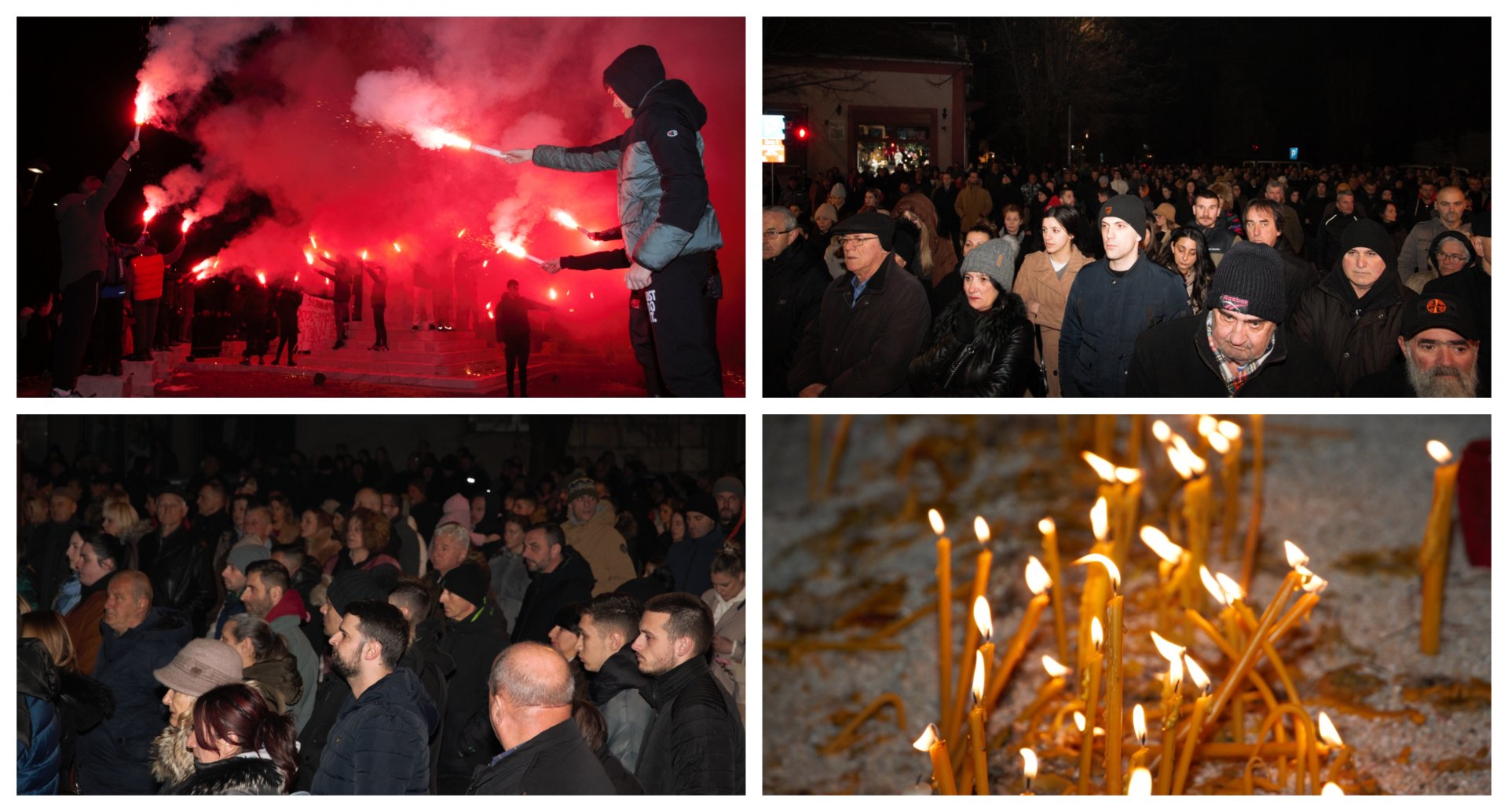 FOTO GALERIJA: Građani na Cetinju odali počast stradalima u tragediji