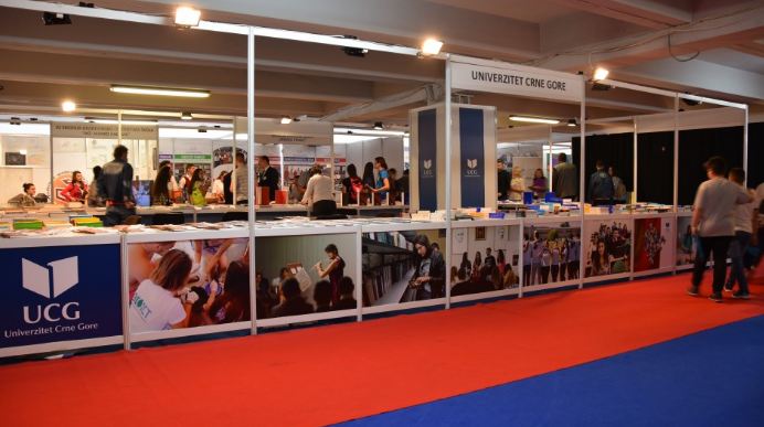 UCG učestvuje na Međunarodnom podgoričkom sajma knjiga i obrazovanja
