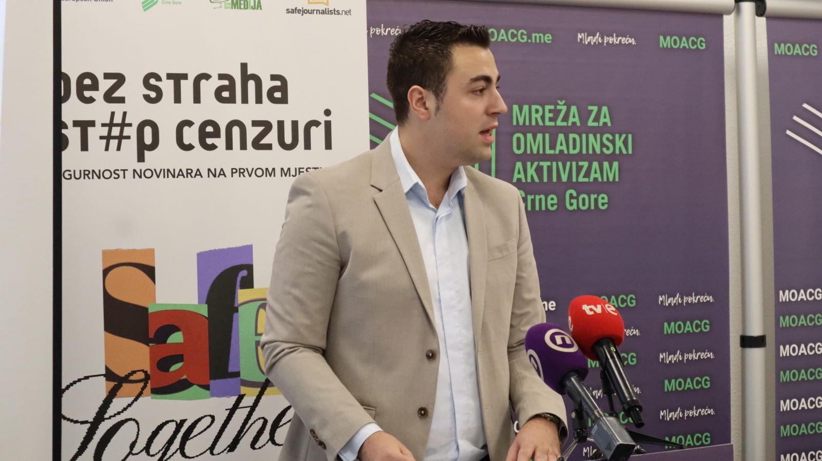 MOACG: Napadi često neprijavljeni, mladi novinari zaslužuju zaštitu, edukaciju i podršku