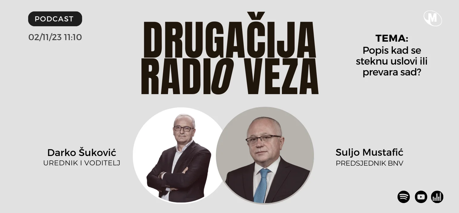 Gost DRV Suljo Mustafić: Popis kad se steknu uslovi ili prevara sad