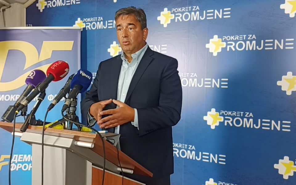 Medojević: Totalni je institucionalni haos, jedino rješenje izbori