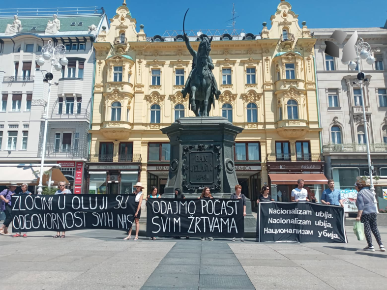 Antiratna akcija u Zagrebu: „Zločini u Oluji su odgovornost svih nas“