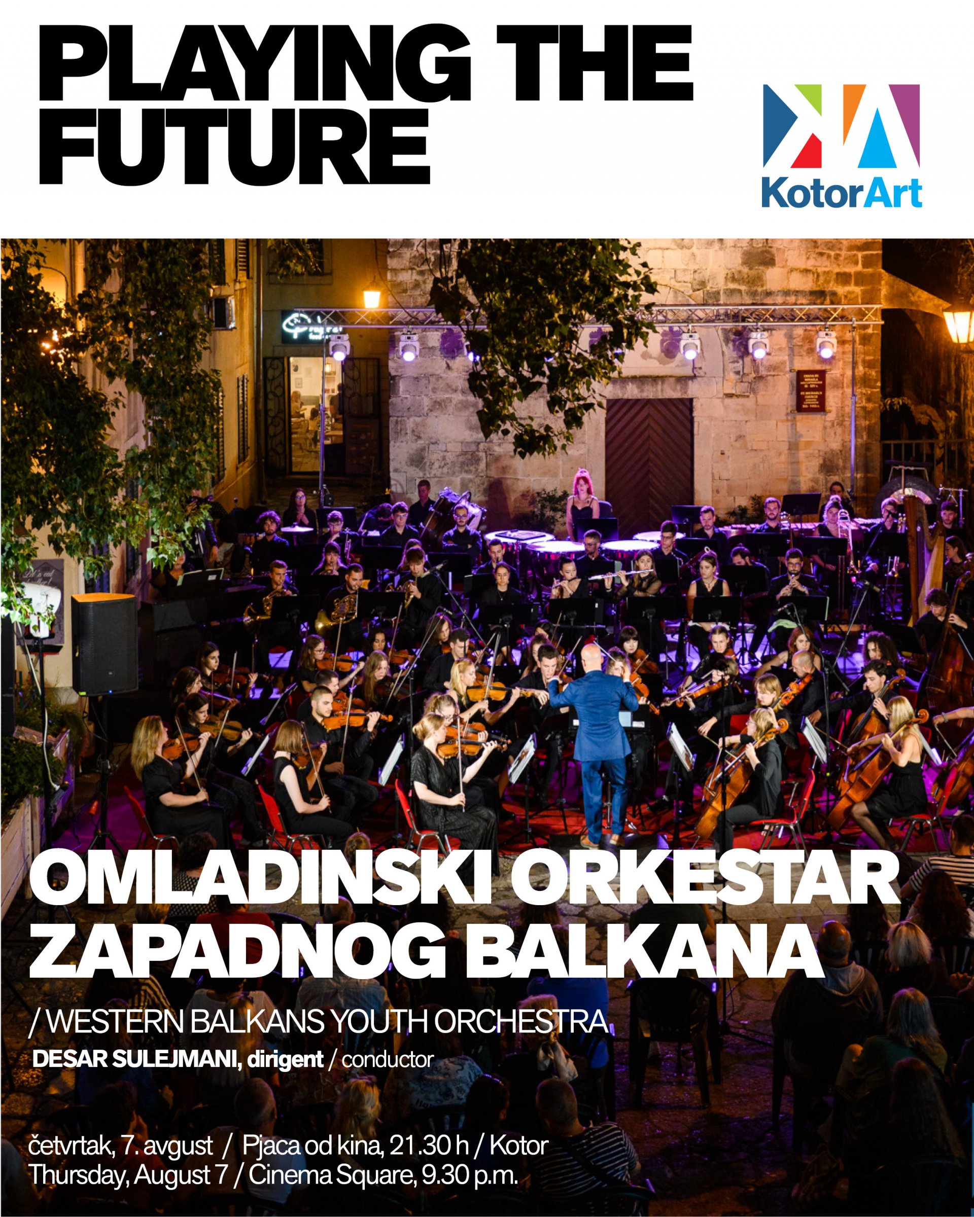 Omladinski orkestar Zapadnog Balkana ujedinjuje region na KotorArtu 7. avgusta