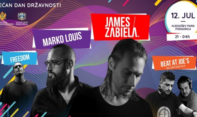 Proslava Dana državnosti u Podgorici: Nastupaju DJ James Zabiela i Marko Louis