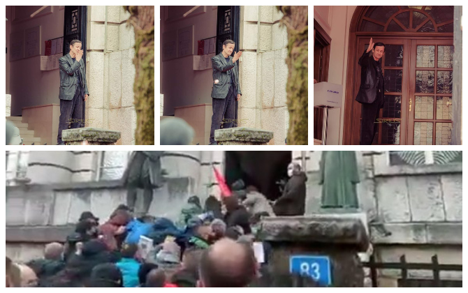 Protest profesora i studenata FCJK: Koprivica provocirao poljupcima, pokušaj ulaska u zgradu Ministarstva