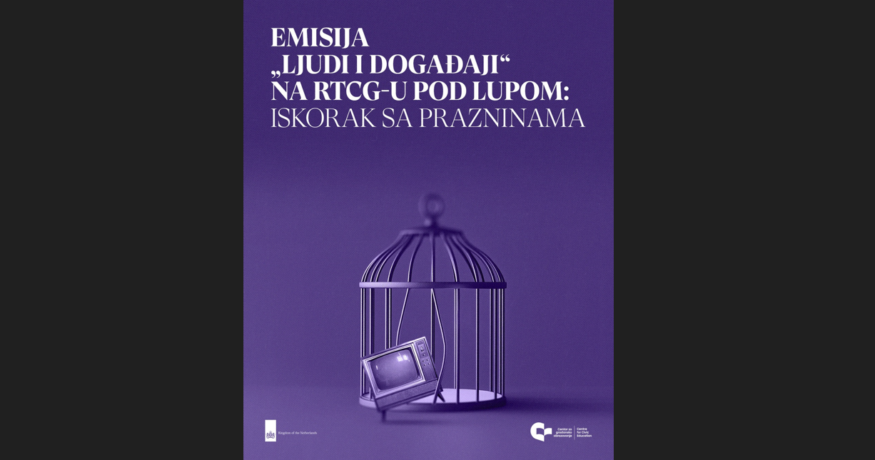 CGO: Emisija „Ljudi i događaji“ na RTCG-u pod lupom – iskorak sa prazninama
