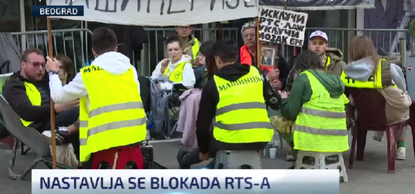 Blokada Radio-televizije Srbije ušla u 13. dan