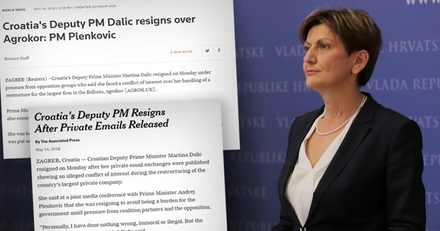 Agrokor skandal trese Hrvatsku: Procurjeli mejlovi, Dalić dala ostavku, Plenković u problemu