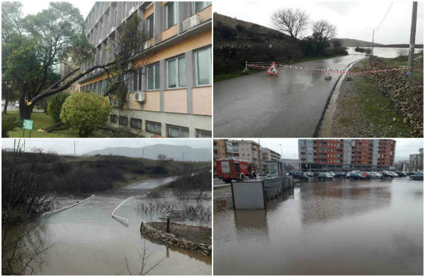 Podgorica: City kvart bio pod vodom, pojedini putevi zatvoreni