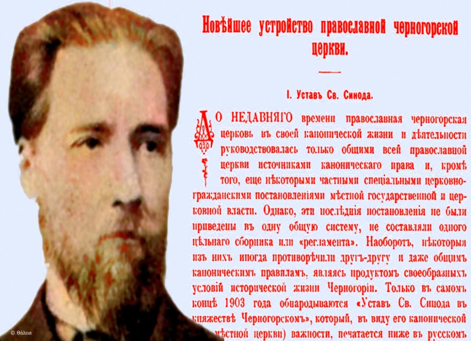 Crnogorska pravoslavna crkva, analiza ustrojstva prof. dr Ivana Paljmova (1905)