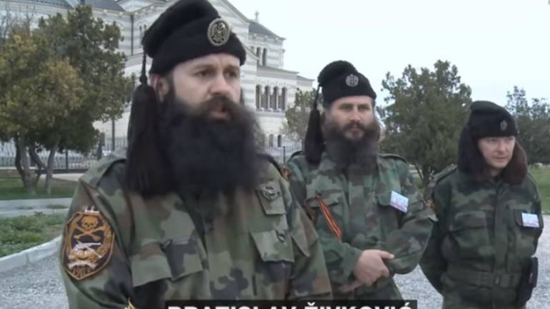 Srpski četnici kao ruski ratnici u Ukrajini