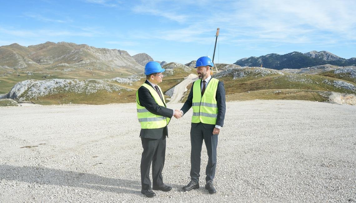 Felten posjetio VE „Gvozd“ – počela montaža vjetroturbina
