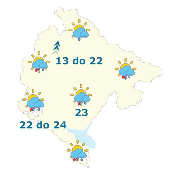 Danas do 24 stepena