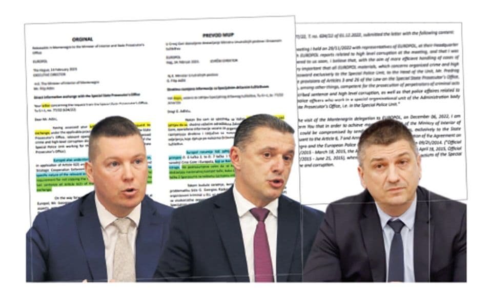 Ministar Adžić prekršio zakon da bi šef SPO Šuković jedini imao tajne podatke Europola