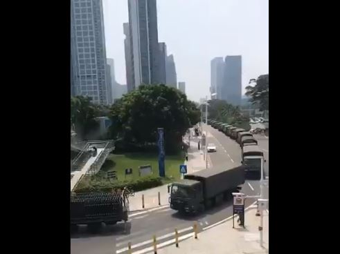 Kineska vojska pred Hongkongom