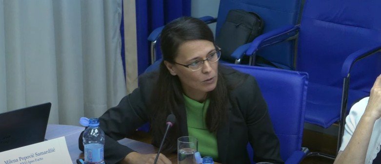 Odbor za antikorupciju bez kvoruma; Ćalović Marković: Na vlast su došli obećavajući borbu protiv korupcije, danas se ne mogu najesti