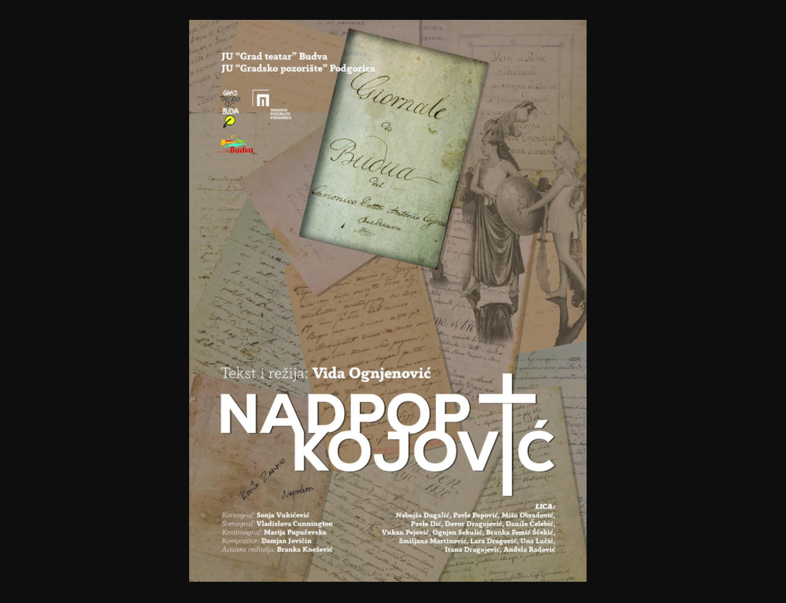 Predstava Nadpop Kojović u takmičarskom programu festivala Novi tvrđava teatar
