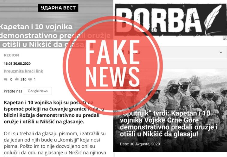 Ministarstvo odbrane: Vojnici nijesu demonstrativno predali oružje, glasali su i vratili se na radna mjesta