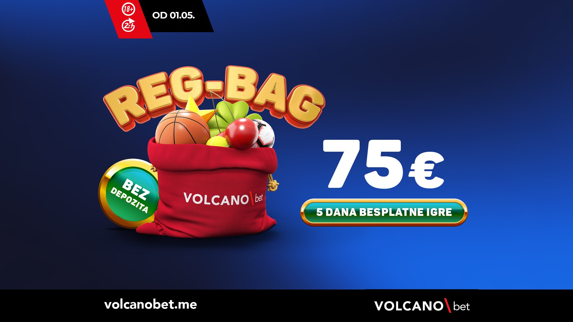 75€ bonusa bez depozita – samo za nove igrače!
