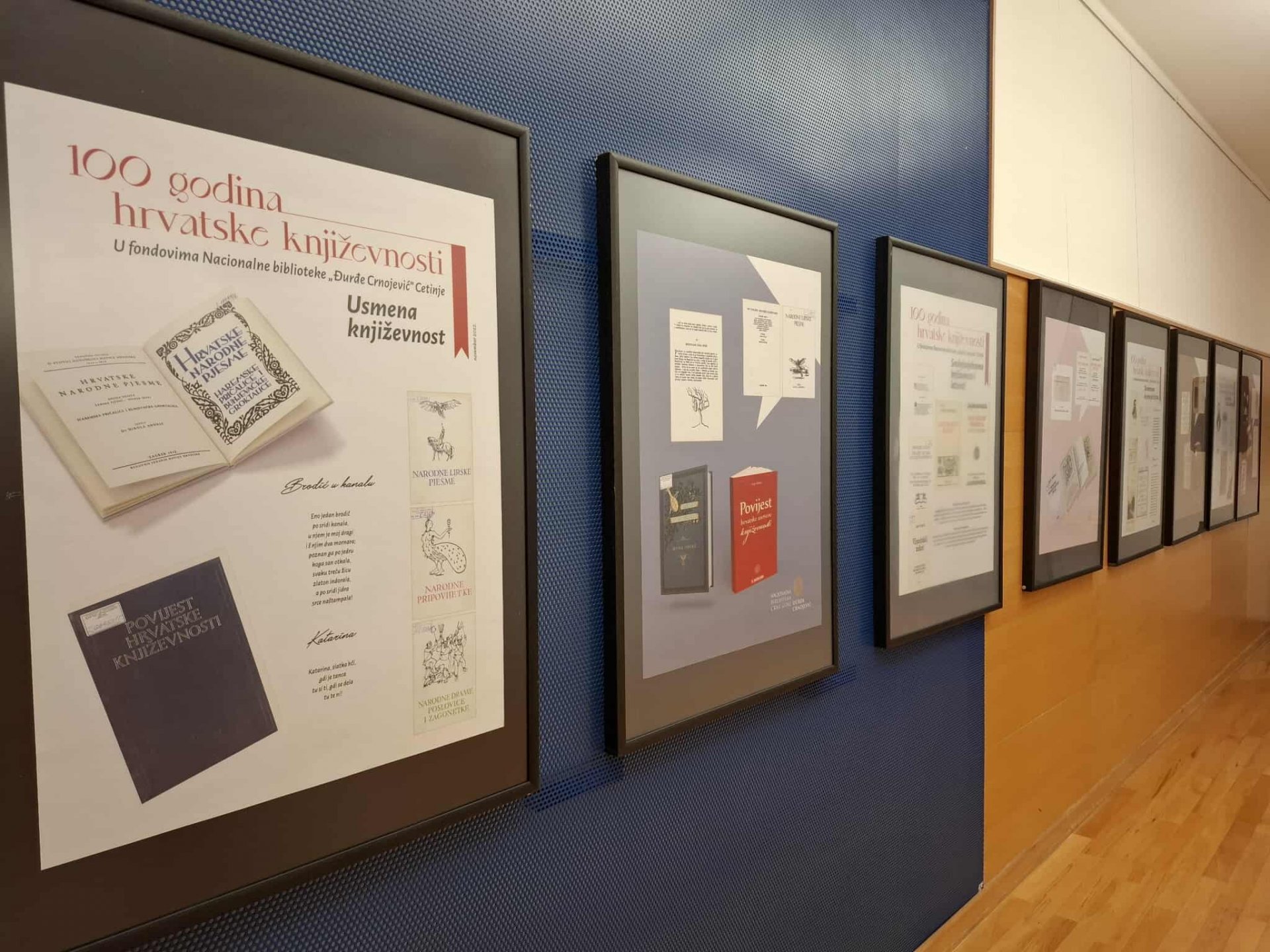U Puli otvorena izložba 100 godina hrvatske književnosti u fondovima Nacionalne biblioteke "Đurđe Crnojević" Cetinje