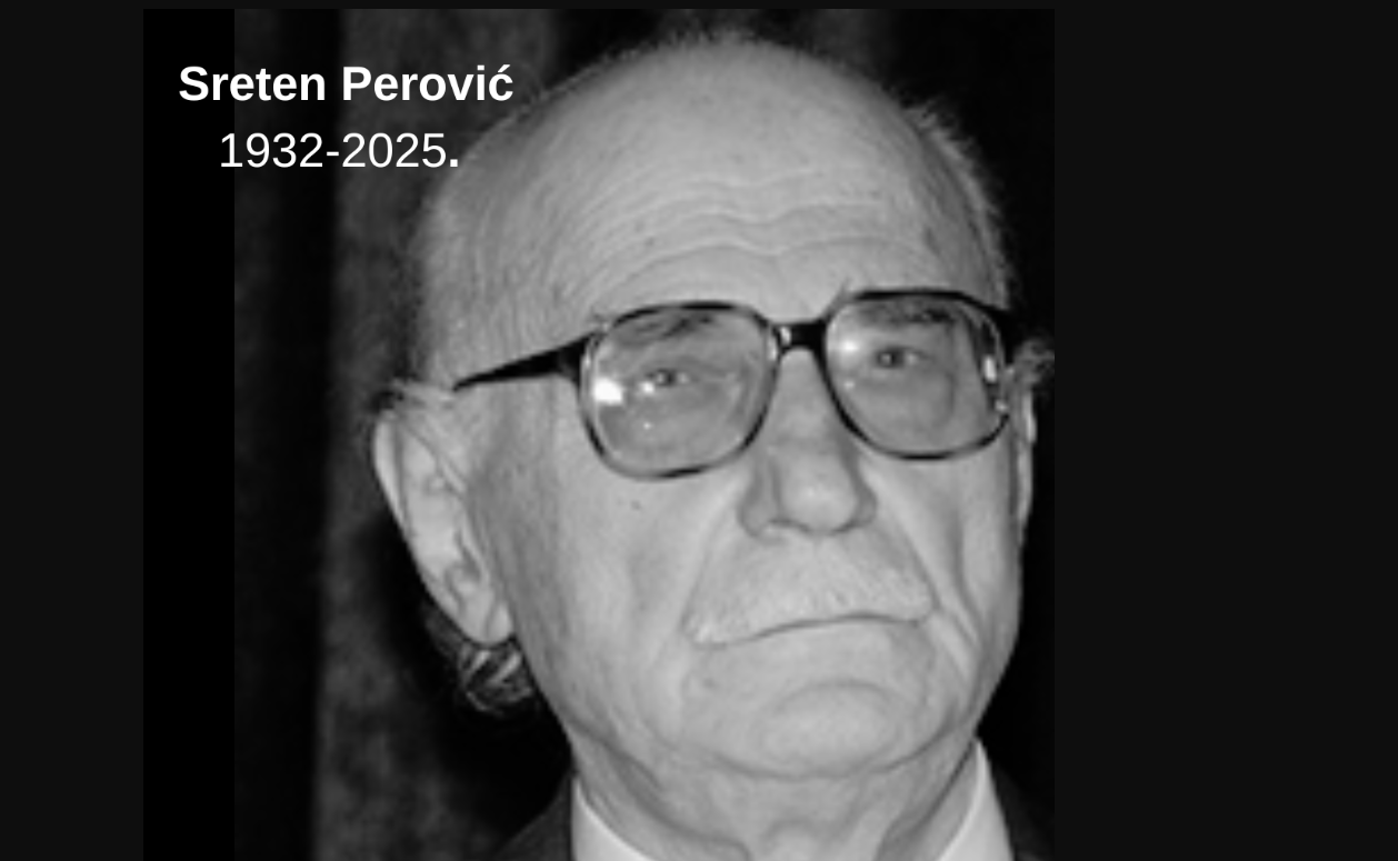 CNP: Komemoracija povodom smrti Sretena Perovića u utorak