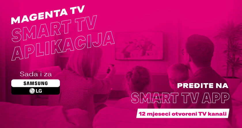 Novo iz Telekoma: Gledajte TV elegantnije – Smart TV aplikacija sada dostupna i za Samsung i LG uređaje
