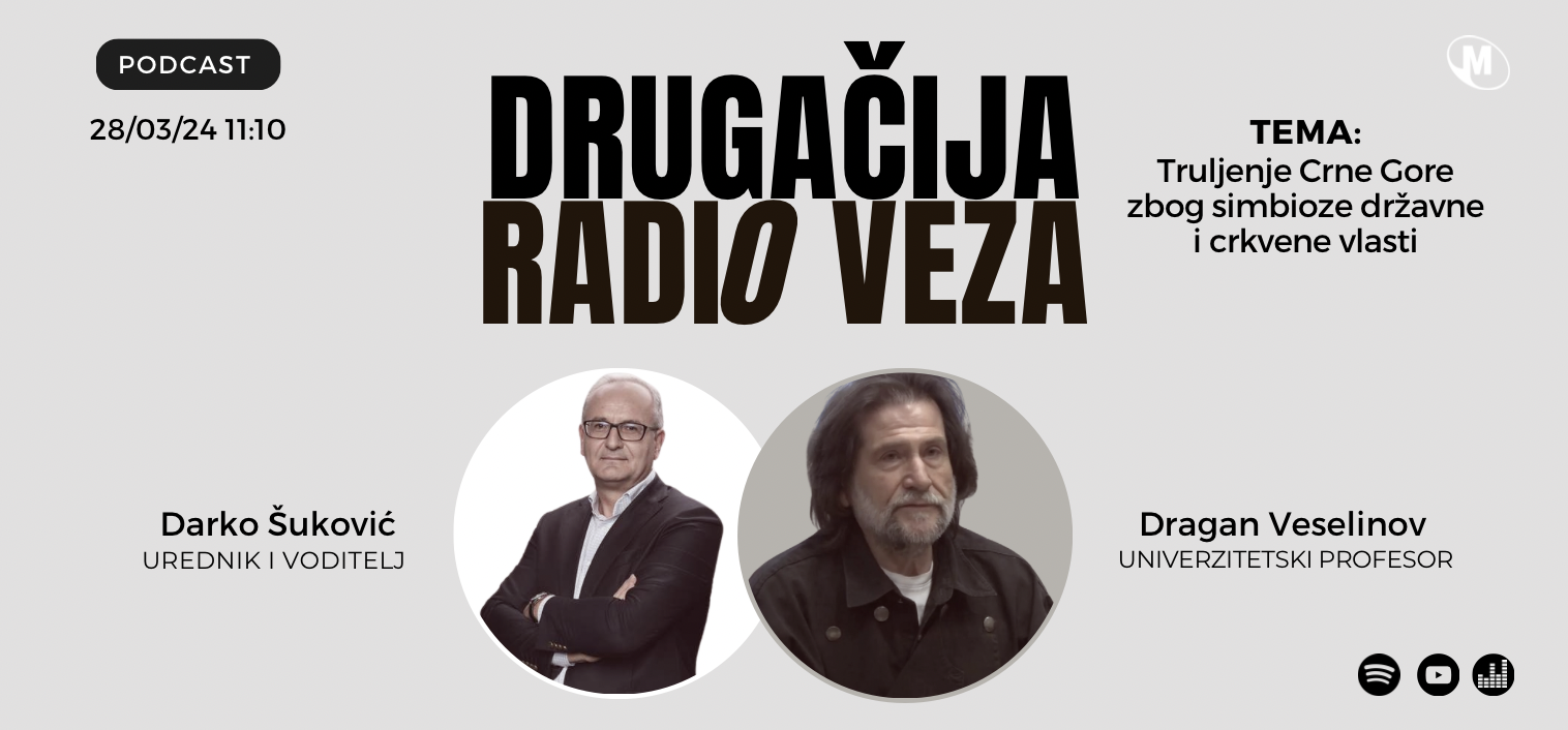 Veselinov gost DRV: Truljenje Crne Gore zbog simbioze državne i crkvene vlasti