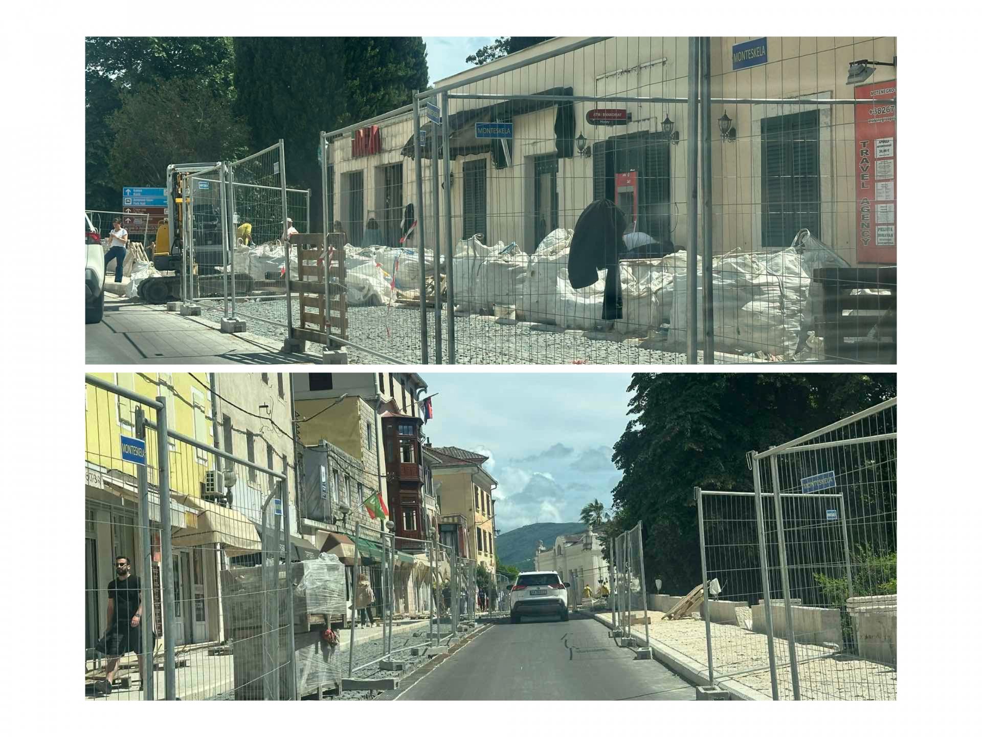Vujičić: Tabla o rekonstrukciji Njegoševe ulice u Herceg Novom i dalje ne postoji, a radovi još traju