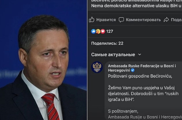 Veoma čudna poruka Ruske ambasade Bećiroviću, šta mu to poručuju?