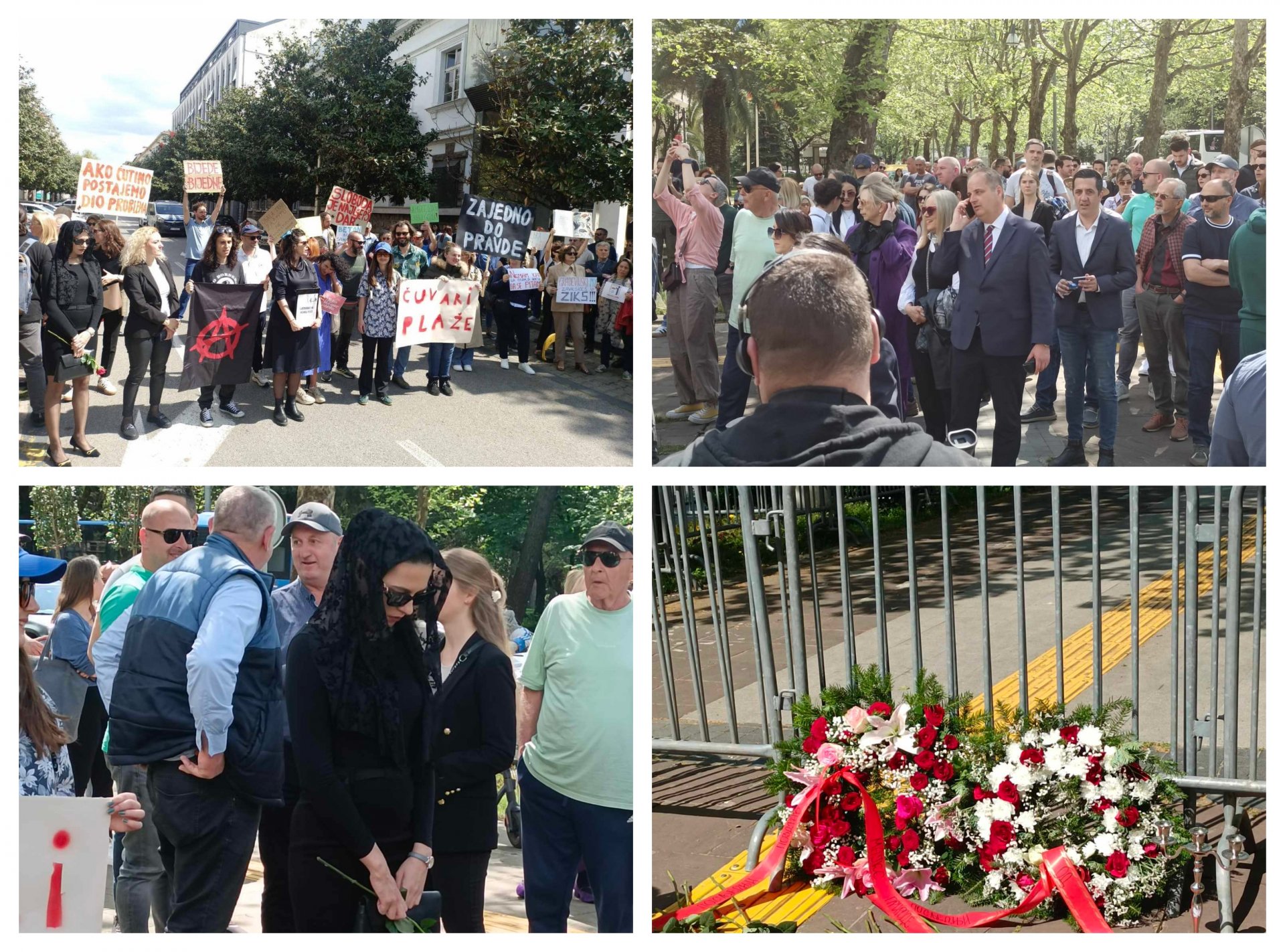 Sa protesta ispred Skupštine Nimanbegu poručuje da je Spajić problem: Premijer koji ne poštuju građane nije dostojan funkcije