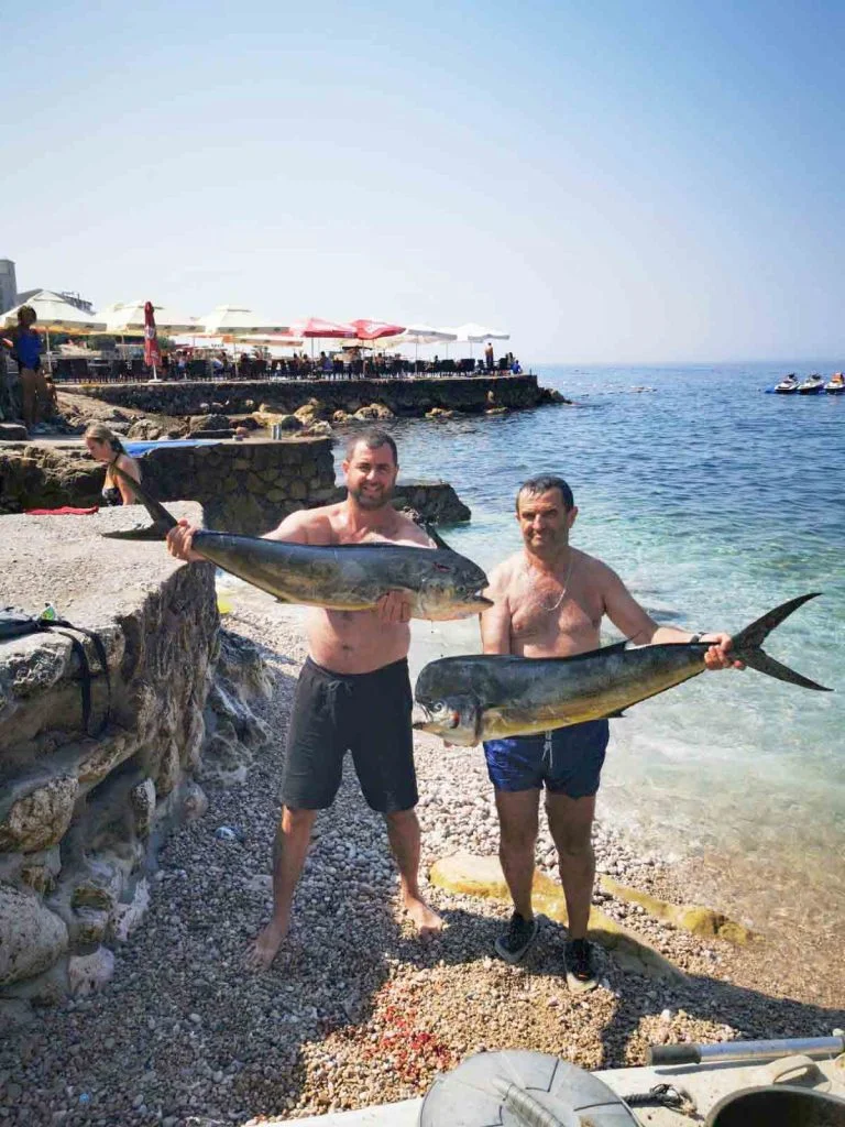 Ribar iz Bara ulovio dvije velike lampuge