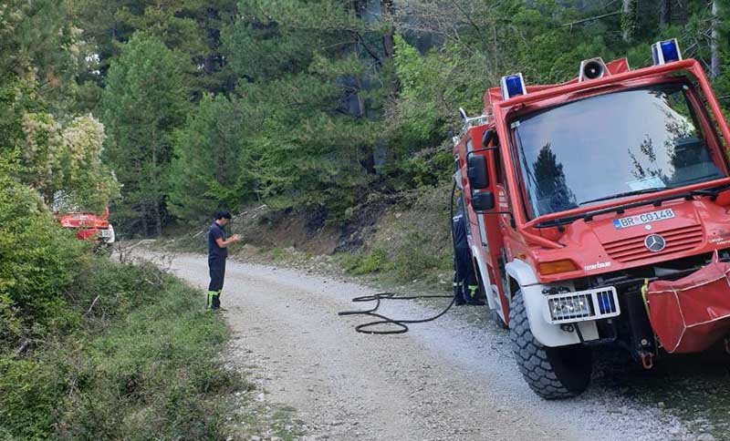Bar: Ugašen požar u Zelenom pojasu, barski vatrogasci stižu da pomognu i u Podgorici