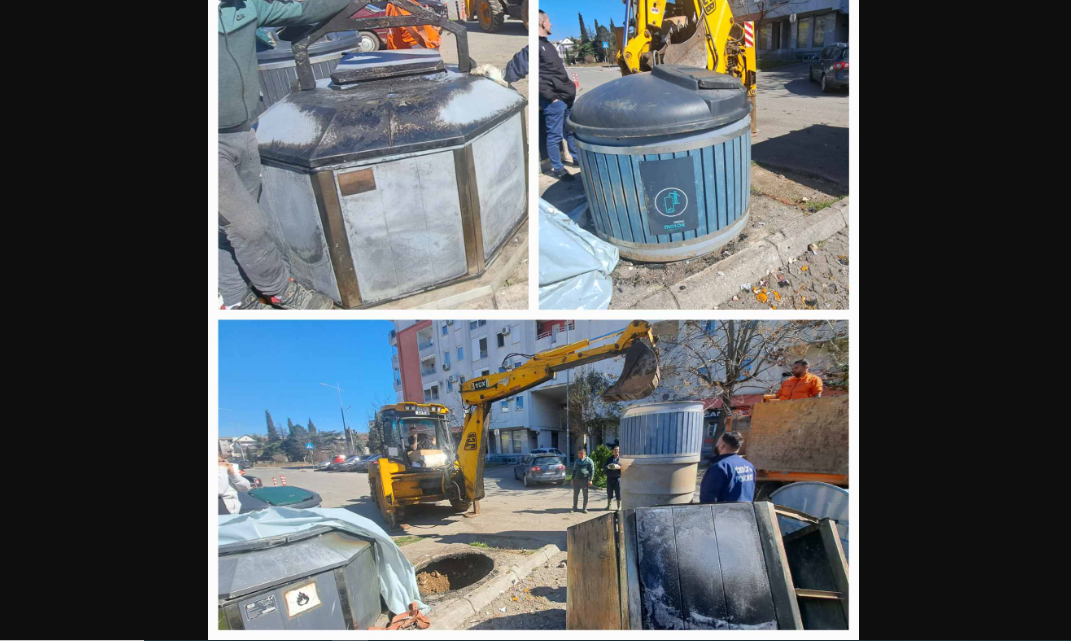 Čistoća: Zamijenjen nedavno zapaljeni polupodzemni kontejner u Bloku IX