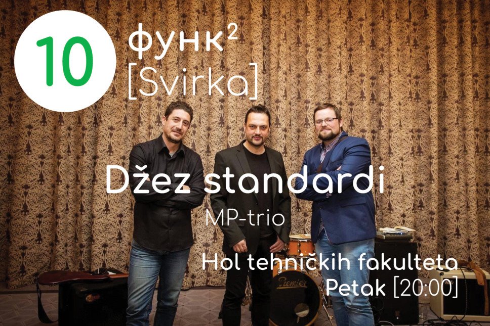 Koncert temelja džez tradicije 10. oktobra