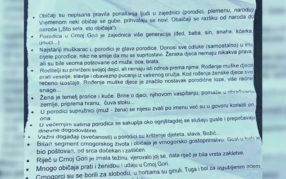 Plasiranje neistina pod plaštom tradicije
