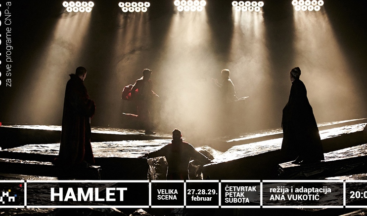 "Hamlet" tri večeri na Velikoj sceni CNP-a