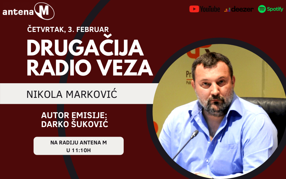 Nikola Marković gost današnje Drugačije radio veze