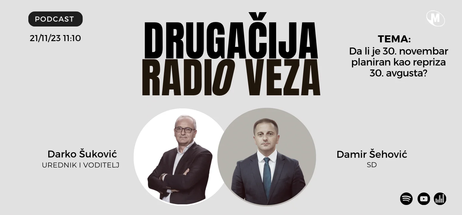 Damir Šehović gost DRV: Da li je 30. novembar planiran kao repriza 30. avgusta