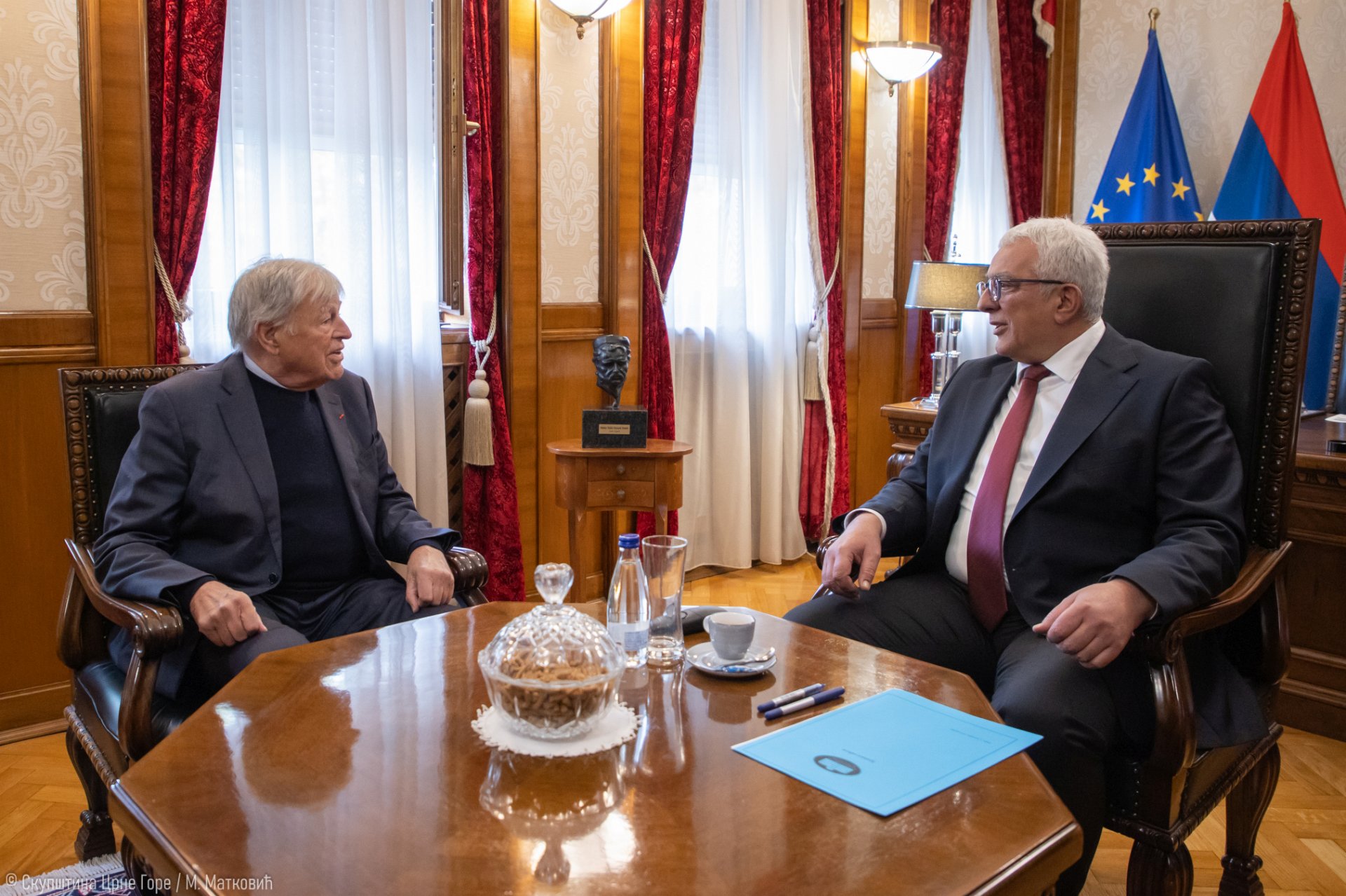 Mandić ugostio princa Nikolu: Uloga porodice Petrović Njegoš nije iscrpljena u stvaranju CG, još mnogo toga očekujemo