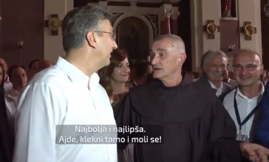 Fratar Plenkoviću: "Ajde, klekni tamo i moli se. Na koljena"