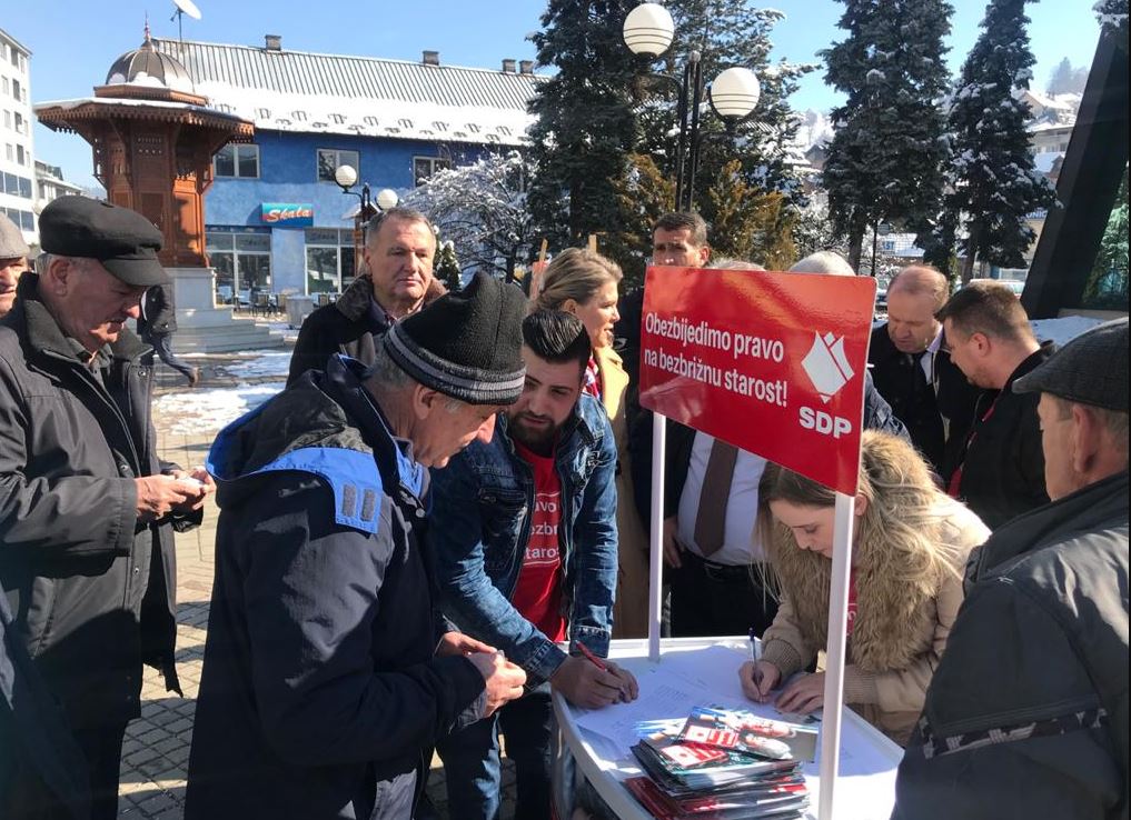 Nastavljeno potpisivanje peticije za izmjene Zakona o PIO