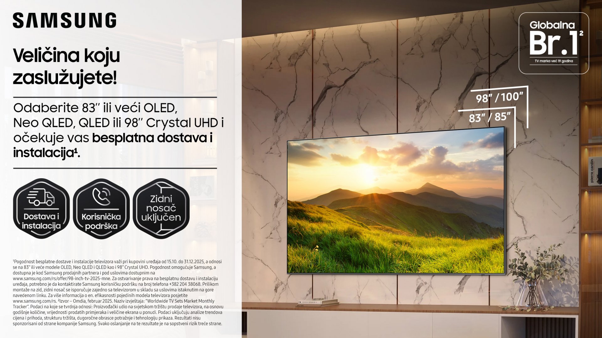 Pretvorite svoju dnevnu sobu u vizuelnu zemlju čuda