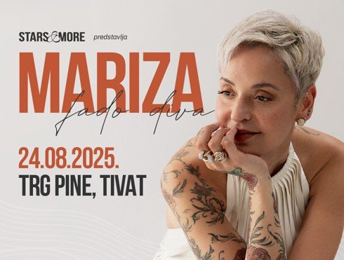Prvi koncert Marize u Crnoj Gori organizuje Stars and more events i kompanija MTEL
