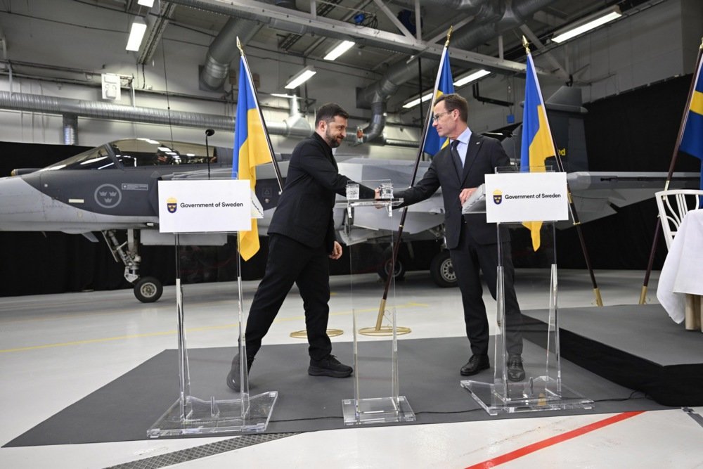 Švedska potpisala pismo namjere o izvozu lovaca Gripen u Ukrajinu