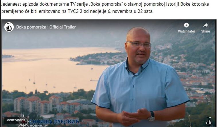 Sjećanje na znamenite pomorce iz Boke mora da čuva Republika Srbija