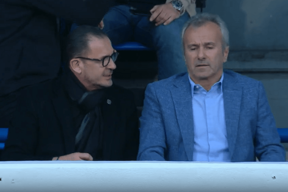 Legende crnogorskog fudbala: Savićević i Mijatović zajedno pod Goricom pratili utakmicu