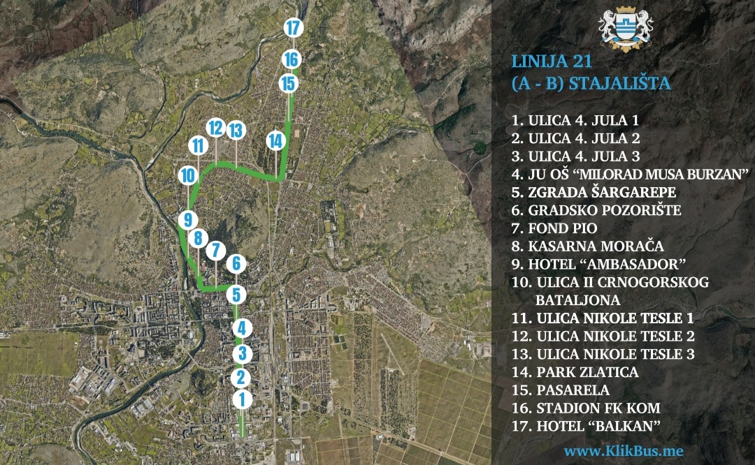 Novi autobusi od sjutra na ulicama Podgorice, četiri nove linije besplatne do 5. jula
