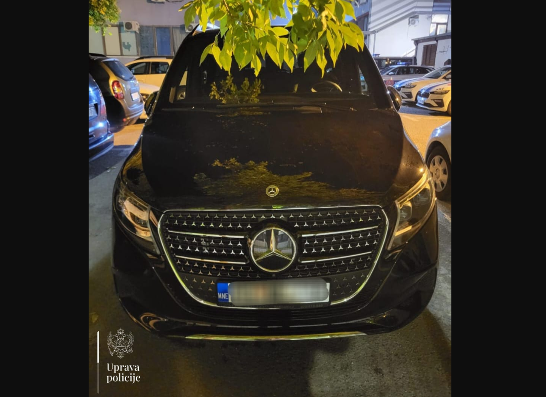 Budva: Policija oduzela Mercedes, krivična prijava osumnjičenima za falsifikovanje