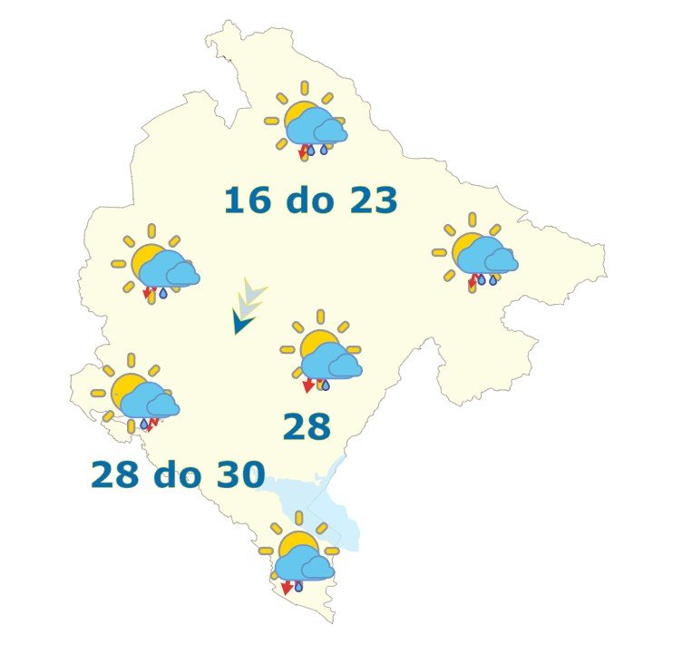 Danas do 30 stepeni