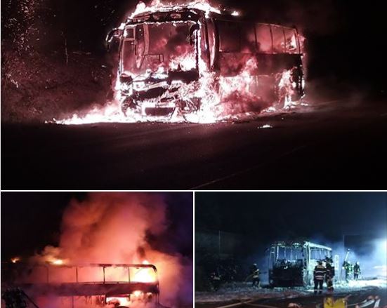 Autobus iz Hrvatske izgorio na auto-putu u Njemačkoj